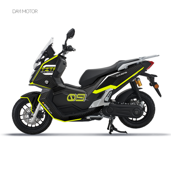 Sepeda Motor Listrik 4000W Dengan Baterai EEC Yang Dapat Dilepas